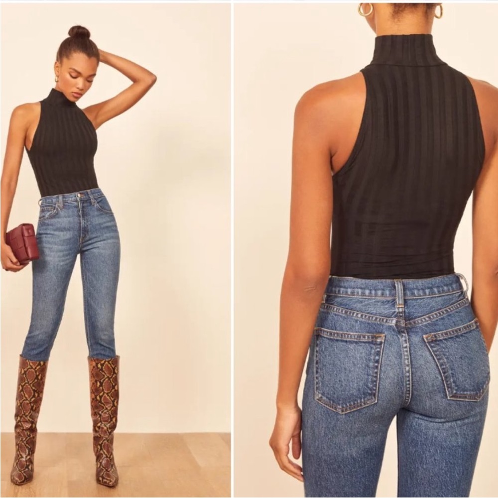 Reformation Ribbed Bodysuit